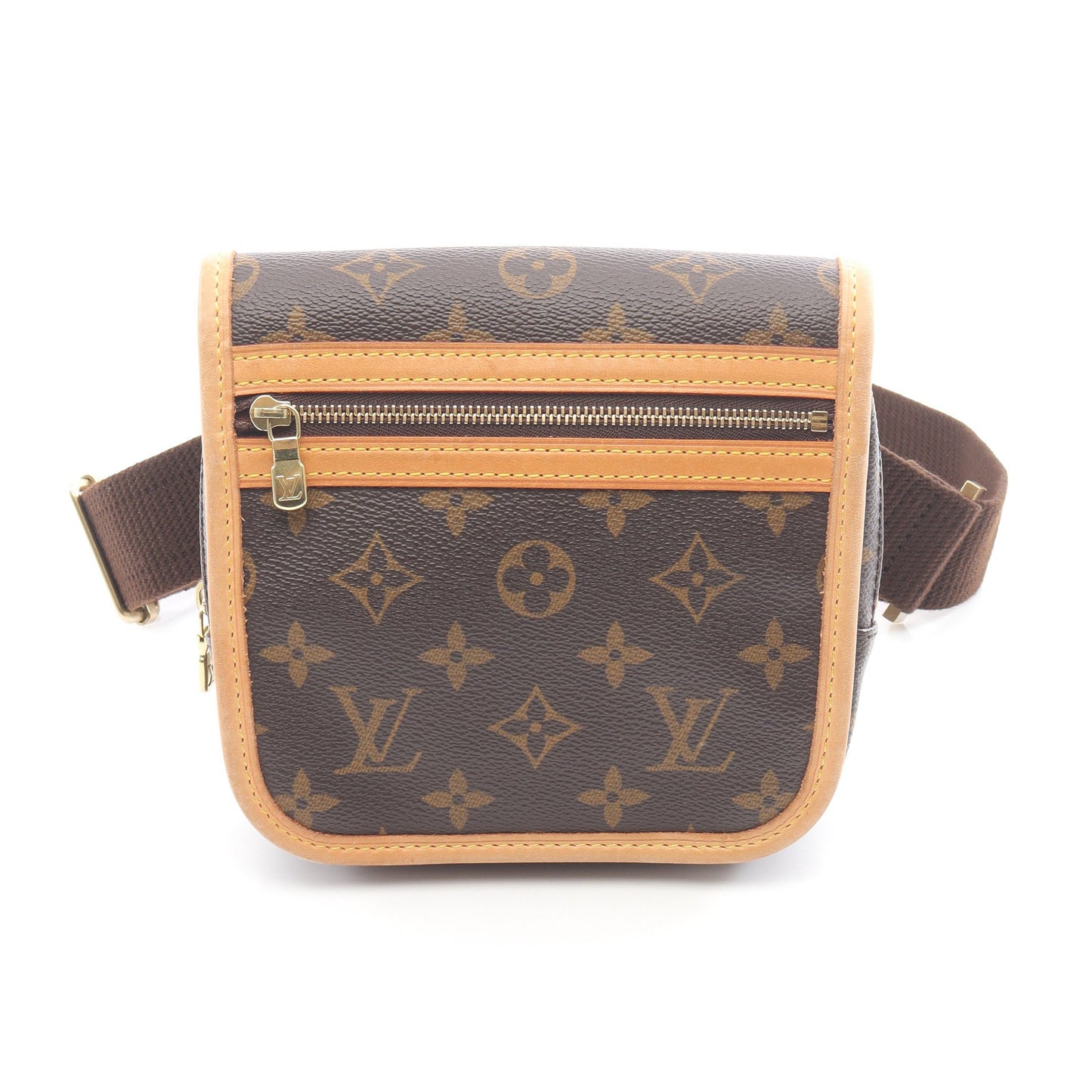 バムバッグ ボスフォール モノグラム ボディバッグ ウエストバッグ PVC レザー ブラウン ルイヴィトン バッグ LOUIS VUITTON