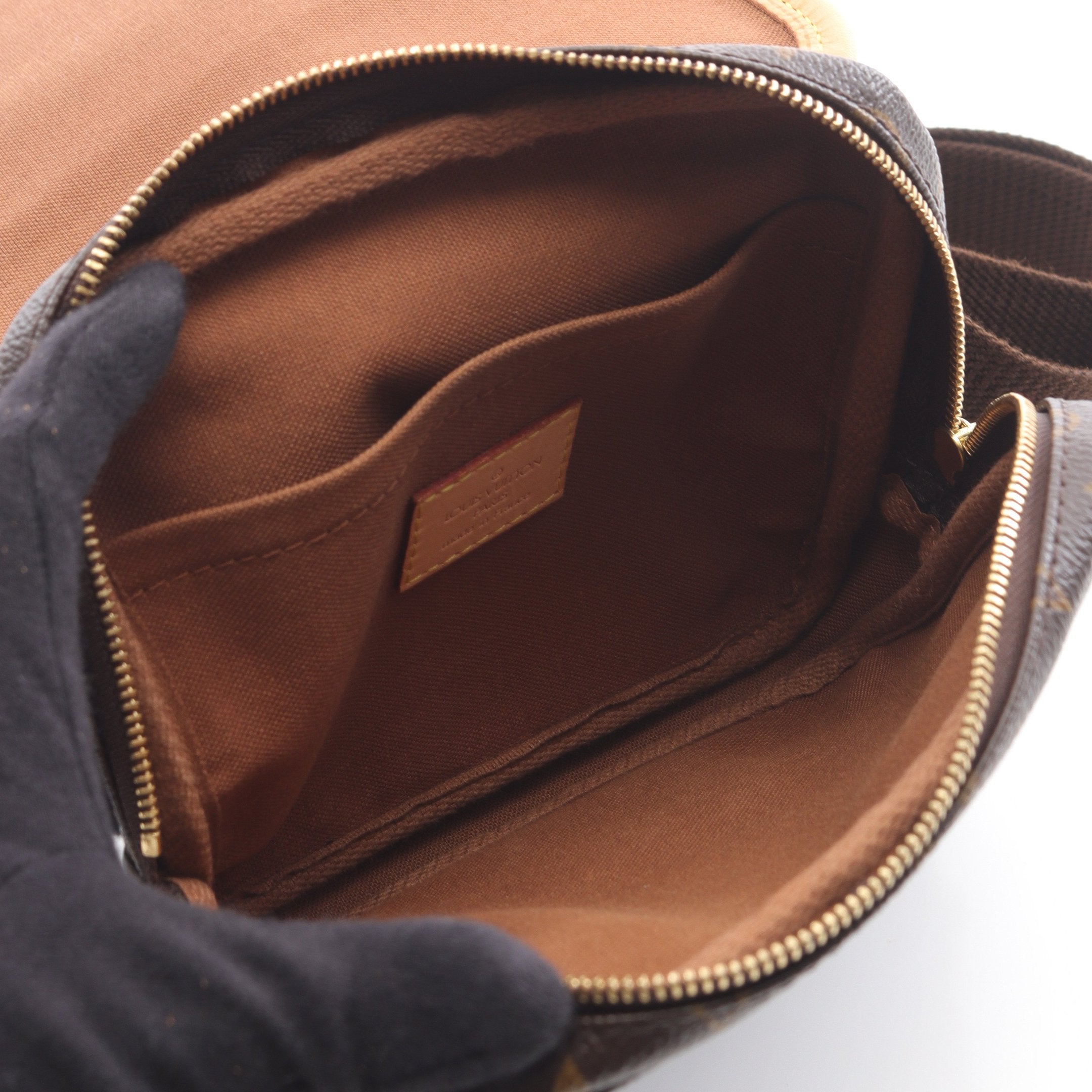 バムバッグ ボスフォール モノグラム ボディバッグ ウエストバッグ PVC