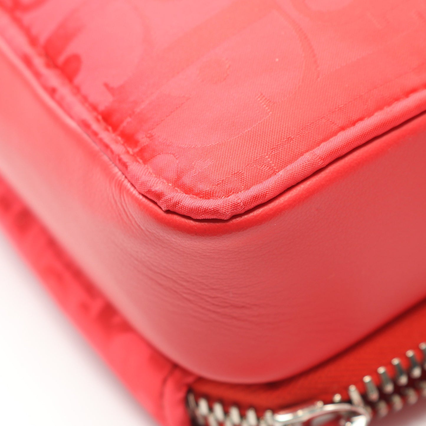 ChristianDior × ERL ミラージュ ショルダーバッグ ナイロン レザー レッド クリスチャンディオール バッグ Christian Dior