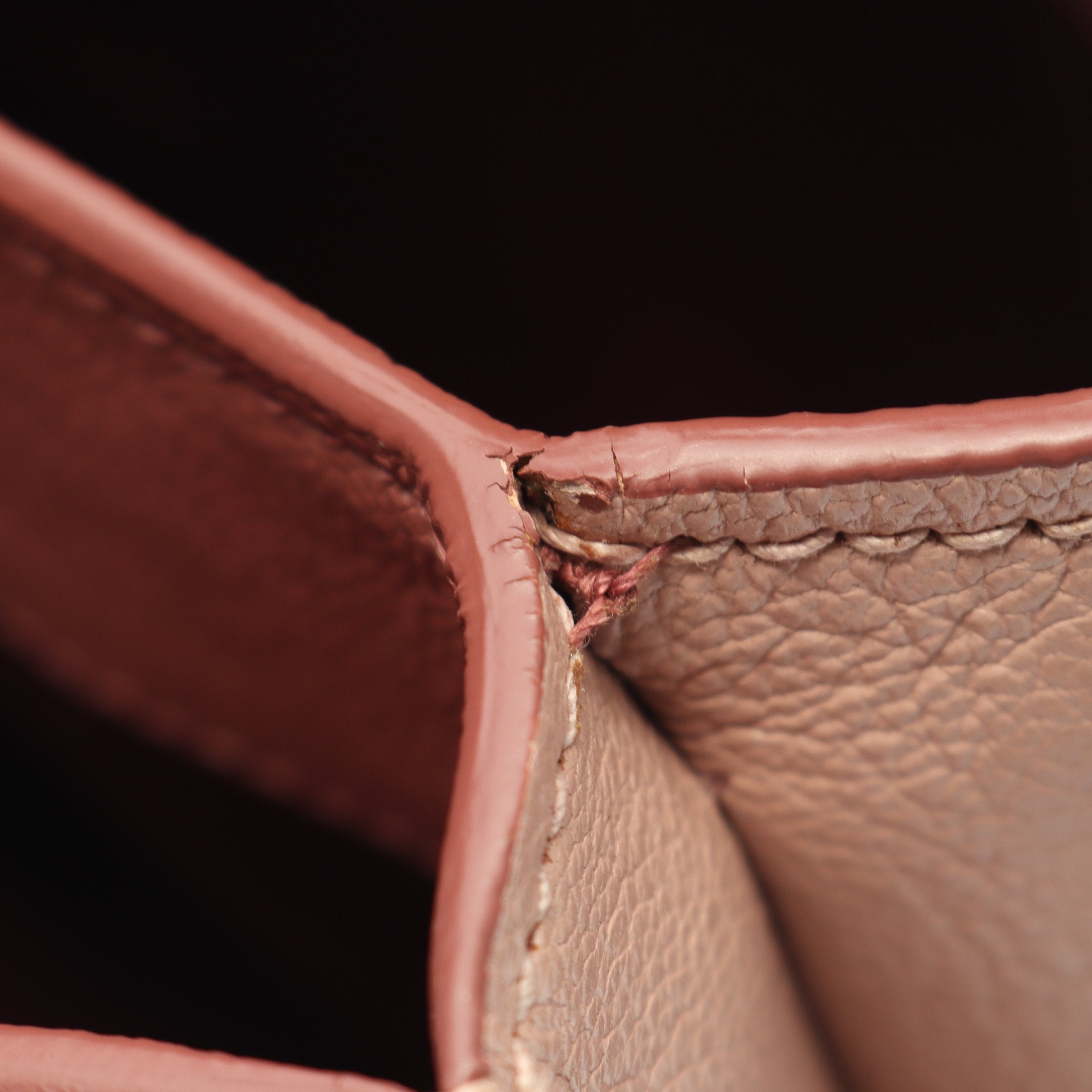 ポシェット マドラス ハンドバッグ レザー ピンク ピンクベージュ 2WAY