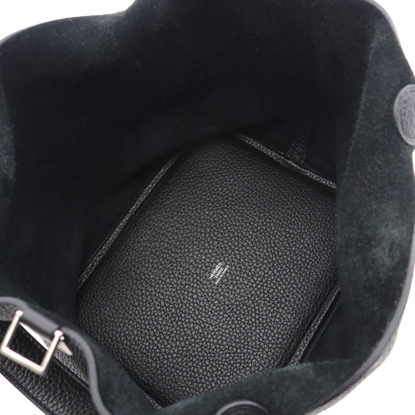 ピコタンロックMM ハンドバッグ トリヨンクレマンス ブラック シルバー金具 Y刻印 エルメス バッグ HERMES