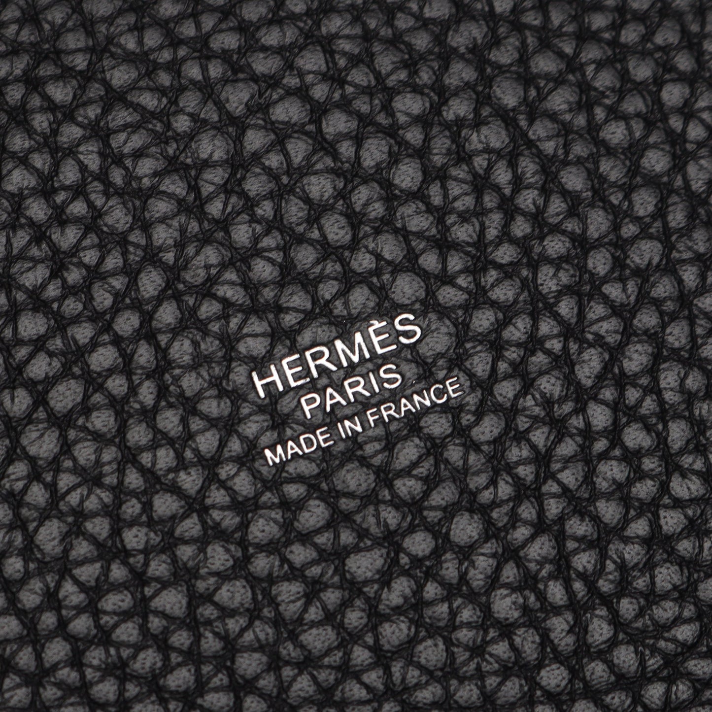 ピコタンロックMM ハンドバッグ トリヨンクレマンス ブラック シルバー金具 Y刻印 エルメス バッグ HERMES