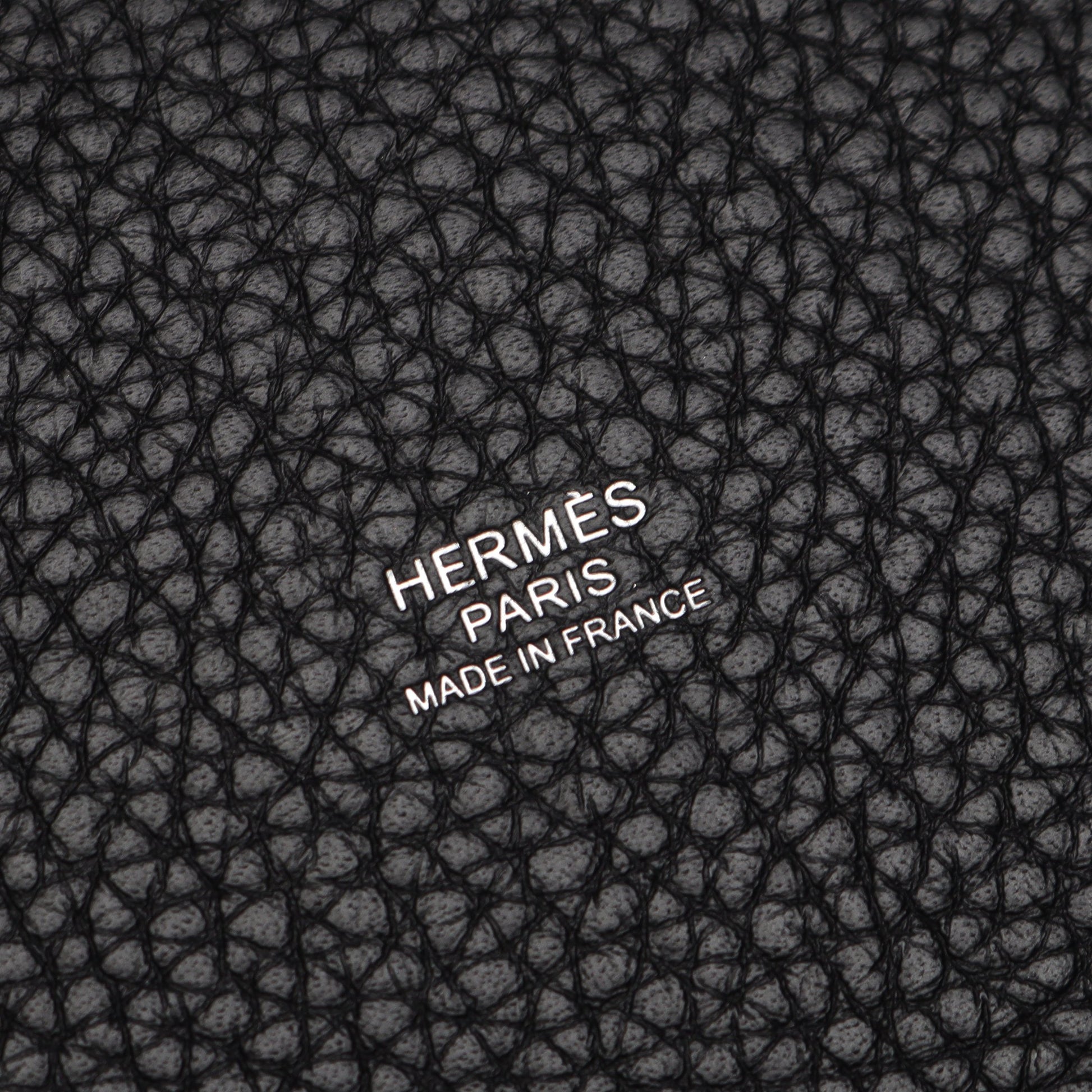 ピコタンロックMM ハンドバッグ トリヨンクレマンス ブラック シルバー金具 Y刻印 エルメス バッグ HERMES