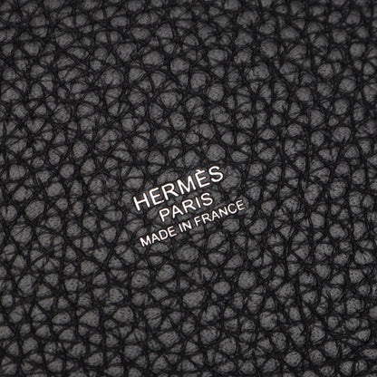 ピコタンロックMM ハンドバッグ トリヨンクレマンス ブラック シルバー金具 Y刻印 エルメス バッグ HERMES
