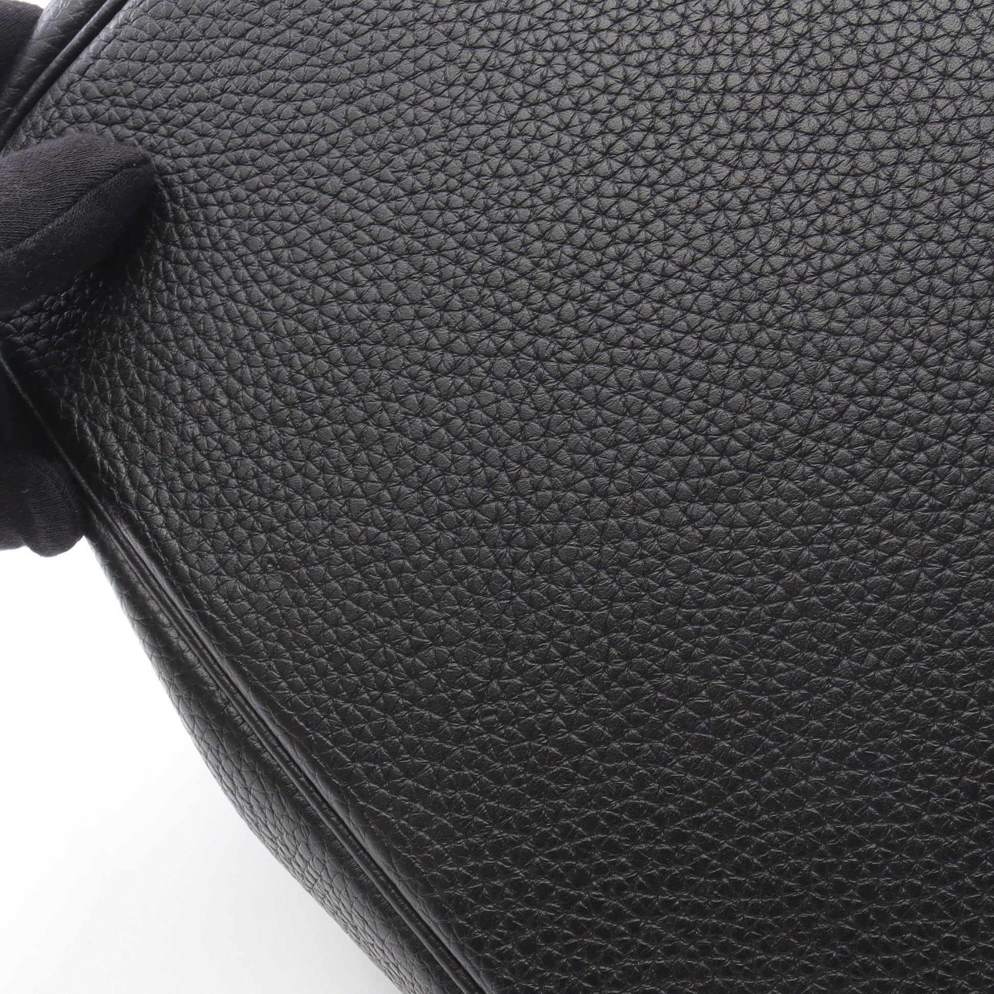 ピコタンロックMM ハンドバッグ トリヨンクレマンス ブラック シルバー金具 Y刻印 エルメス バッグ HERMES