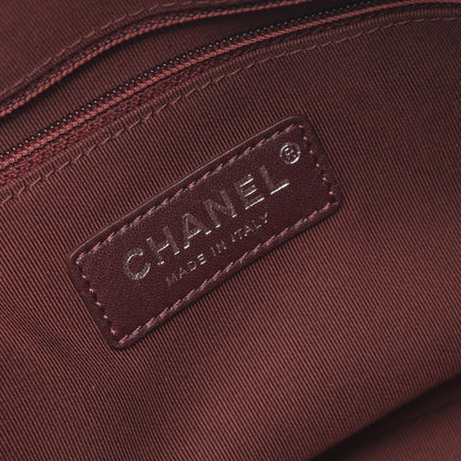 マトラッセ チェーンショルダーバッグ ラムスキン ブラック アンティークシルバー金具 シャネル バッグ CHANEL