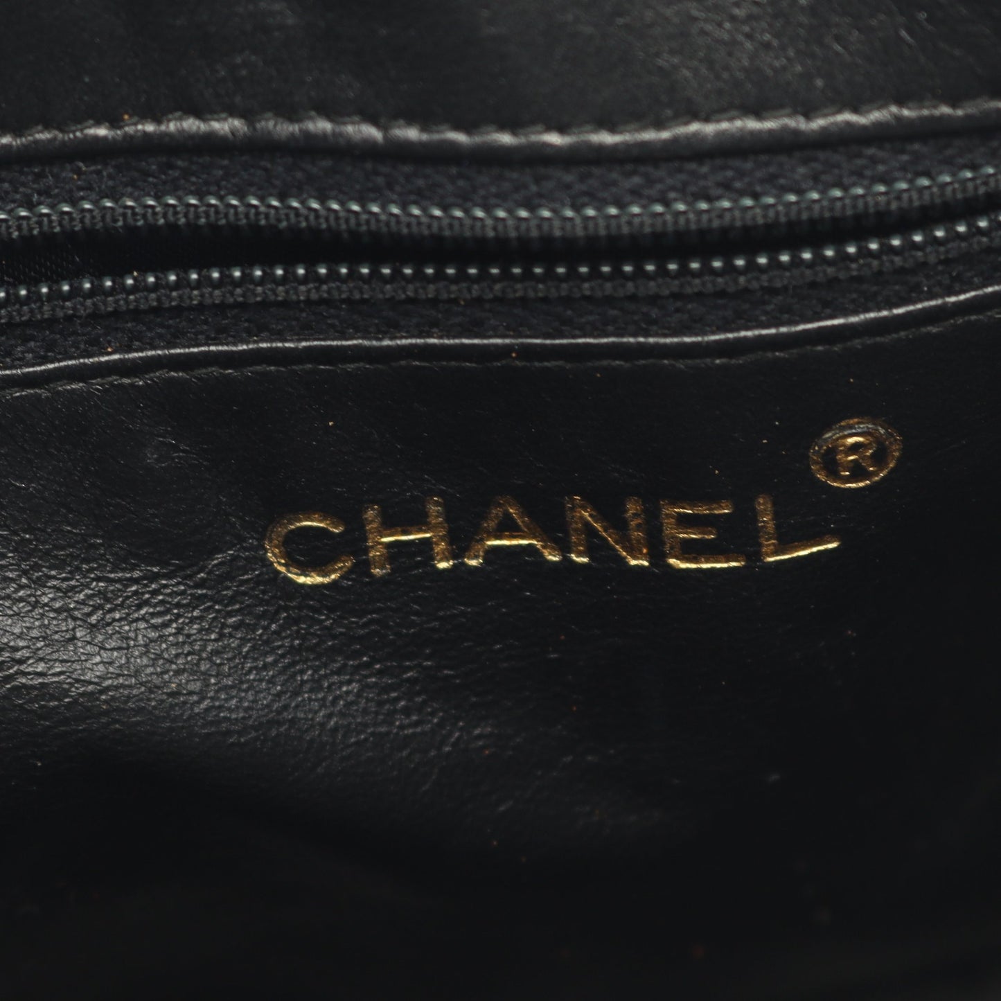 ココマーク チェーンショルダーバッグ キャビアスキン ブラック ゴールド金具 ヴィンテージ シャネル バッグ CHANEL