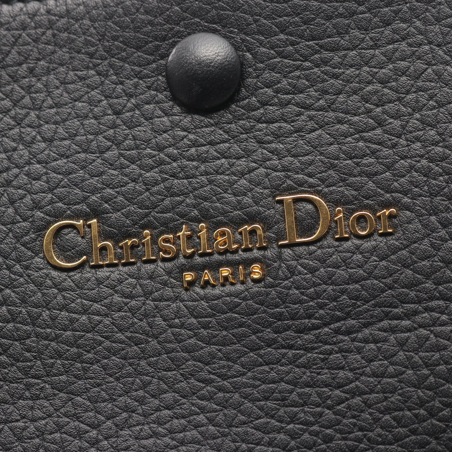 シグネチャー バケットバッグ ハンドバッグ レザー ブラック 2WAY クリスチャンディオール バッグ Christian Dior