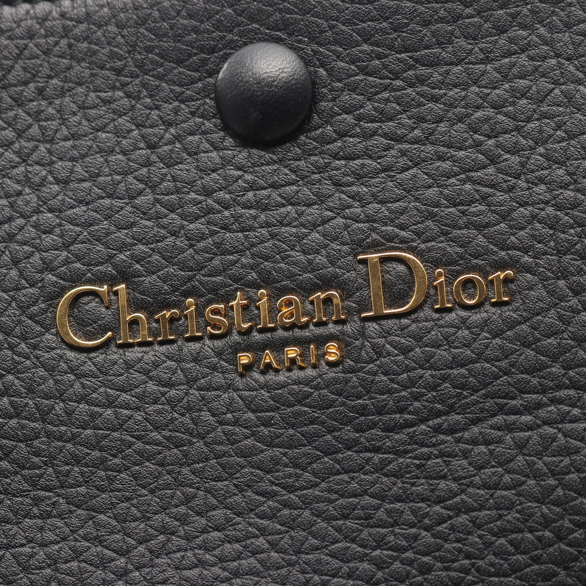 シグネチャー バケットバッグ ハンドバッグ レザー ブラック 2WAY クリスチャンディオール バッグ Christian Dior