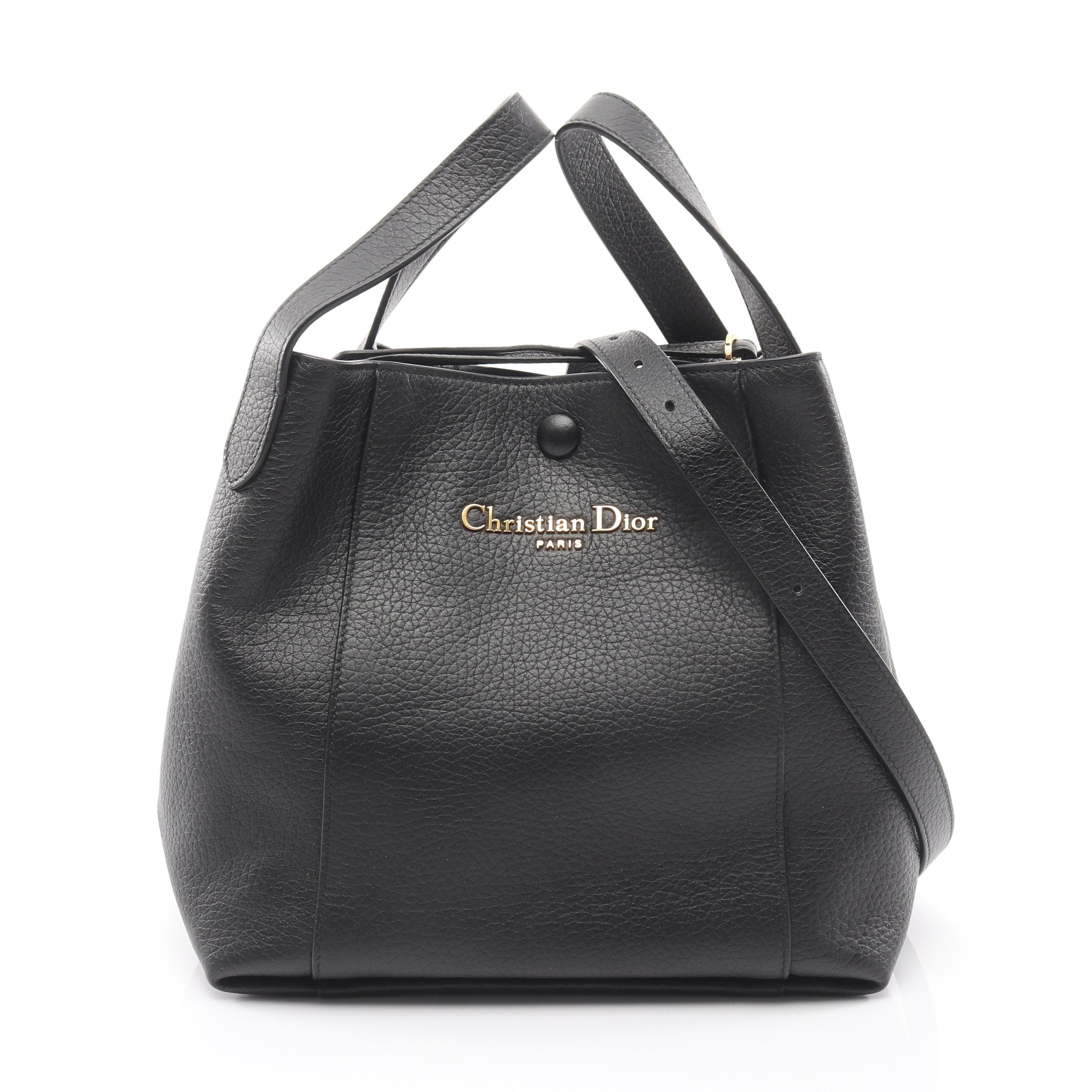 ブラック キルティング ハンドバッグクリスチャンディオール 中古・古着通販】Christian Dior (クリスチャン ディオール