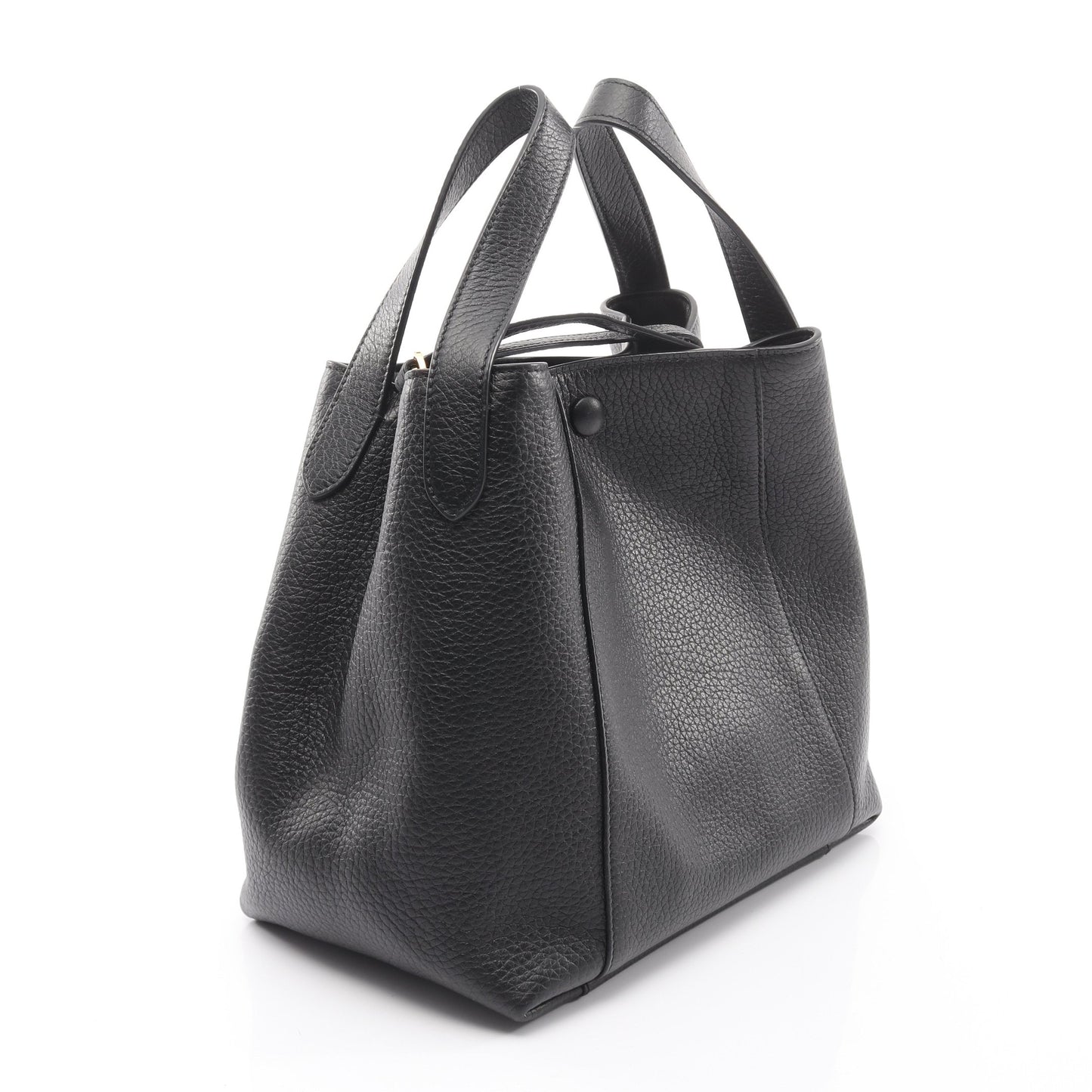 シグネチャー バケットバッグ ハンドバッグ レザー ブラック 2WAY クリスチャンディオール バッグ Christian Dior