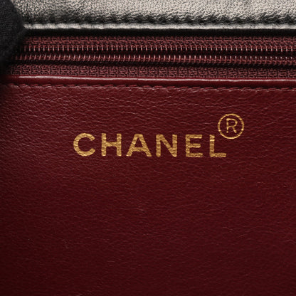 マトラッセ シングルフラップ チェーンショルダーバッグ ラムスキン ブラック ゴールド金具 シャネル バッグ CHANEL