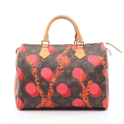 スピーディ30 モノグラムラマージュ ハンドバッグ PVC レザー ブラウン レッド オレンジ ルイヴィトン バッグ LOUIS VUITTON