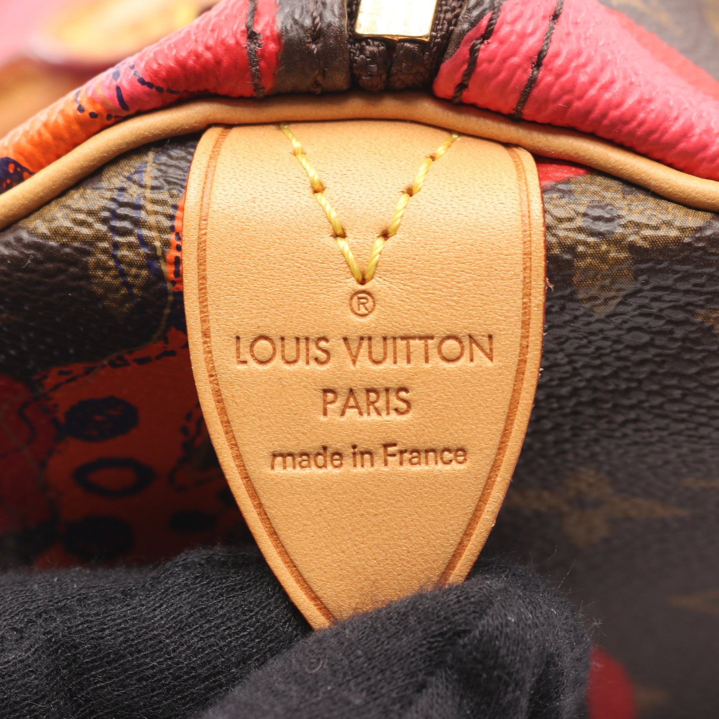 スピーディ30 モノグラムラマージュ ハンドバッグ PVC レザー ブラウン レッド オレンジ ルイヴィトン バッグ LOUIS VUITTON