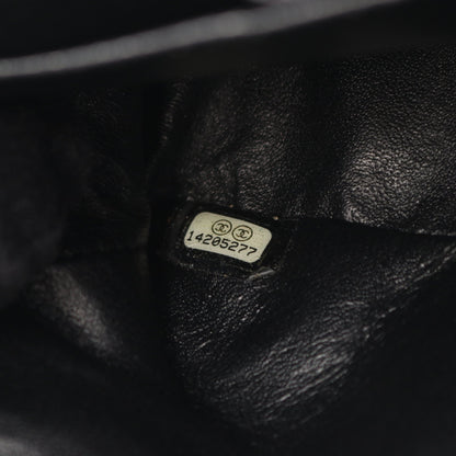 マトラッセ Wフラップ Wチェーンショルダーバッグ キャビアスキン ブラック ゴールド金具 シャネル バッグ CHANEL