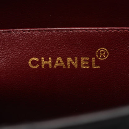 デカマトラッセ34 Wチェーンショルダーバッグ ラムスキン ブラック ゴールド金具 シャネル バッグ CHANEL
