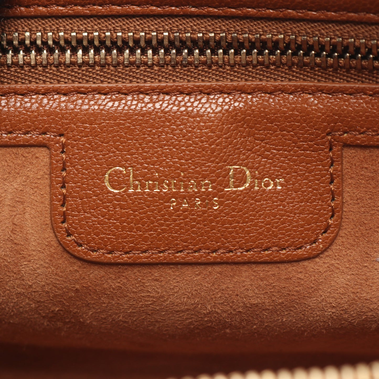 ダブルサドル ポーチ ショルダーバッグ レザー ブラウン クリスチャンディオール バッグ Christian Dior