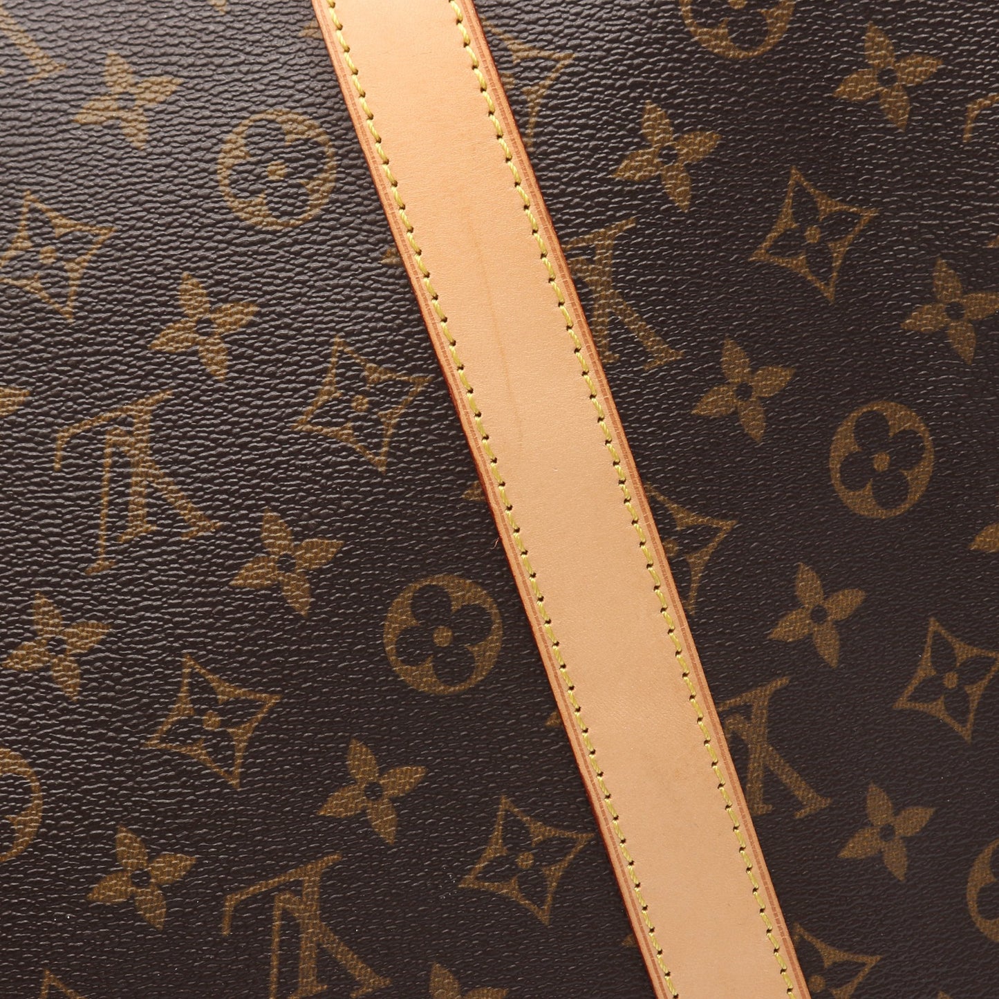キーポル55 モノグラム ボストンバッグ PVC レザー ブラウン ルイヴィトン バッグ LOUIS VUITTON