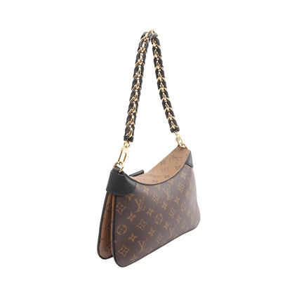 LVトゥイニー モノグラムリバース チェーンショルダーバッグ PVC レザー ブラウン ライトブラウン 2WAY ルイヴィトン バッグ LOUIS VUITTON