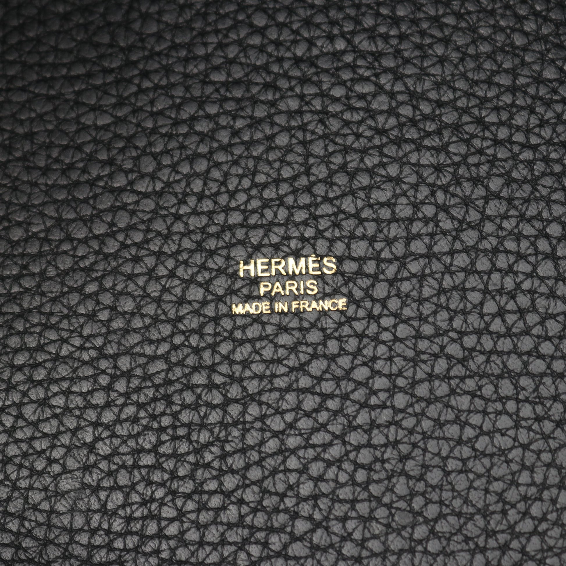 ピコタンロックMM ハンドバッグ トリヨンクレマンス ブラック ゴールド金具 Y刻印 エルメス バッグ HERMES