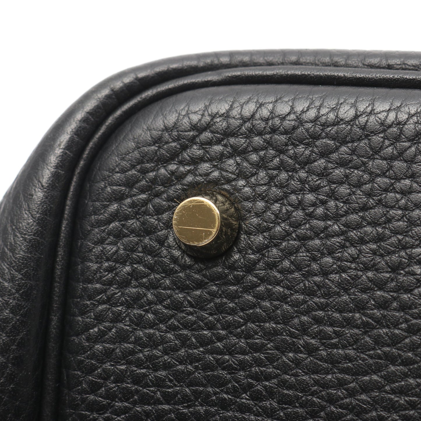 ピコタンロックMM ハンドバッグ トリヨンクレマンス ブラック ゴールド金具 Y刻印 エルメス バッグ HERMES