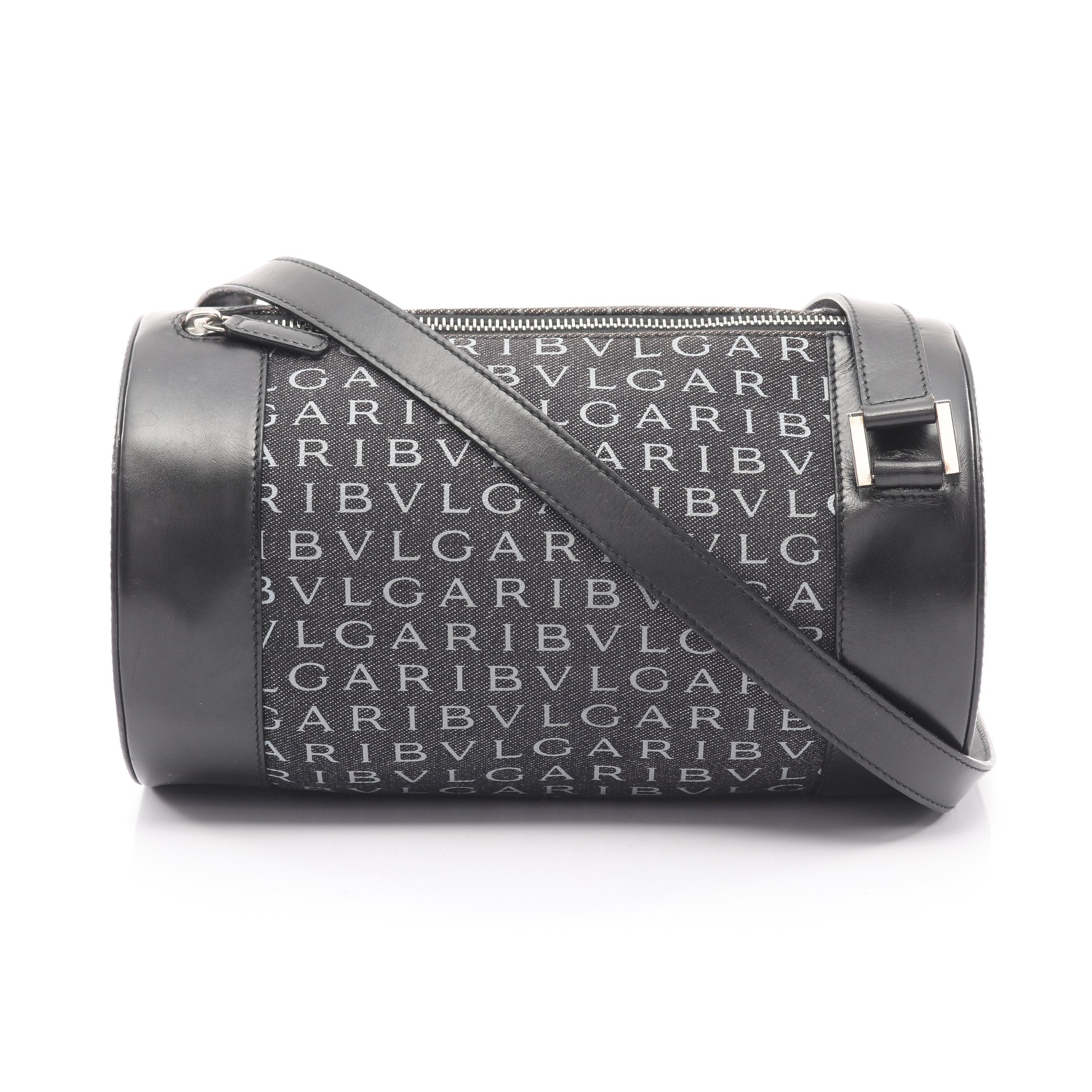 B-ZERO1 ビーゼロワン ロゴマニア ショルダーバッグ キャンバス レザー