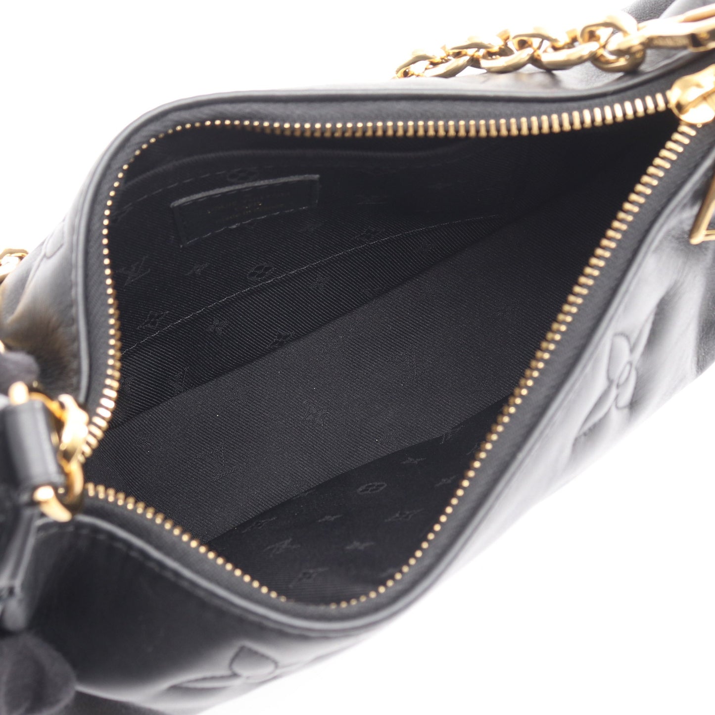オーバー ザ ムーン バブルグラム ノワール チェーンハンドバッグ レザー ブラック 2WAY ルイヴィトン バッグ LOUIS VUITTON