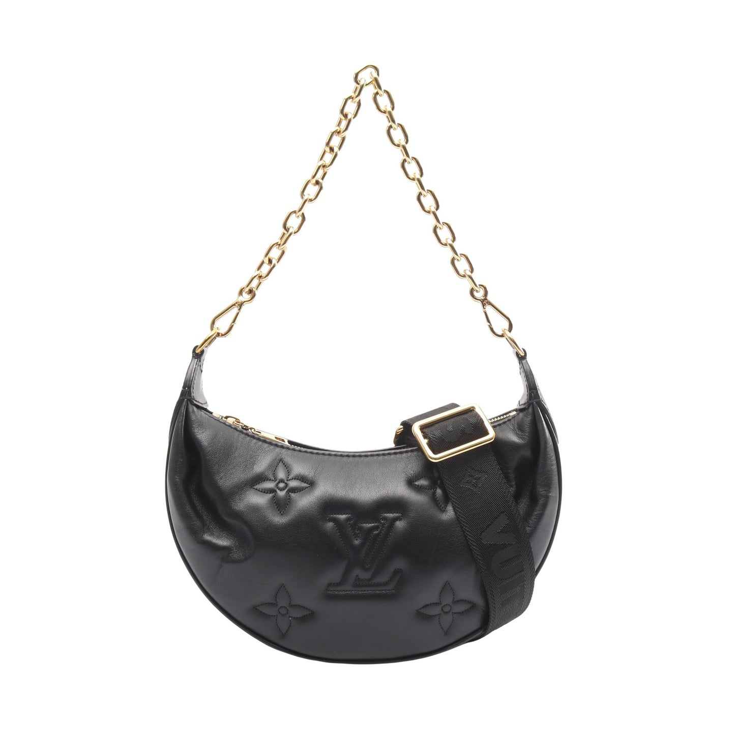 オーバー ザ ムーン バブルグラム ノワール チェーンハンドバッグ レザー ブラック 2WAY ルイヴィトン バッグ LOUIS VUITTON