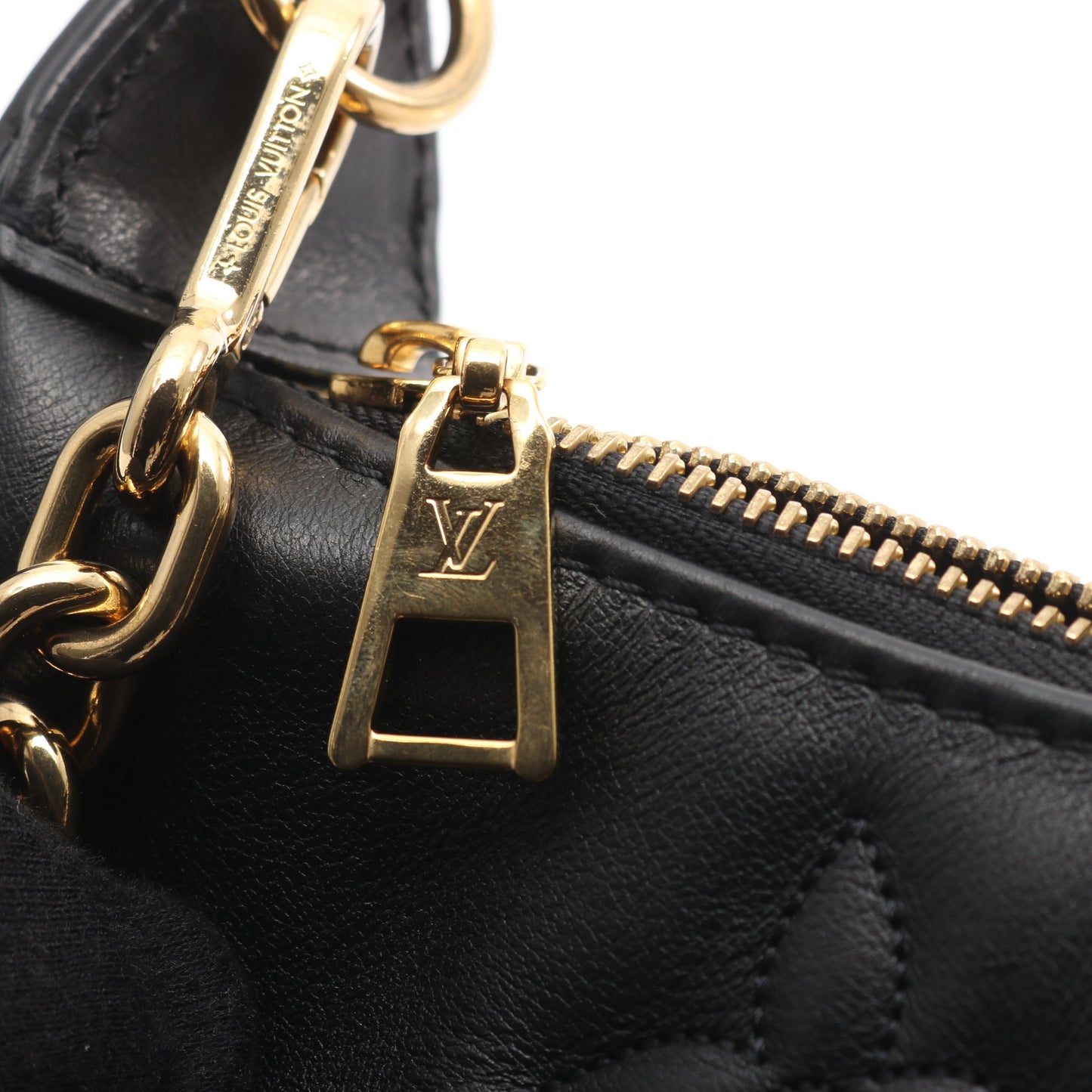 オーバー ザ ムーン バブルグラム ノワール チェーンハンドバッグ レザー ブラック 2WAY ルイヴィトン バッグ LOUIS VUITTON