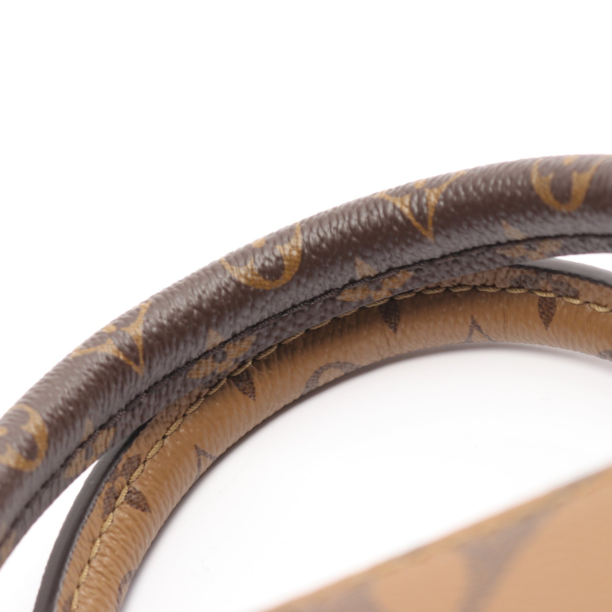 オンザゴーPM モノグラムジャイアント リバース ハンドバッグ PVC ブラウン ベージュ 2WAY ルイヴィトン バッグ LOUIS VUITTON