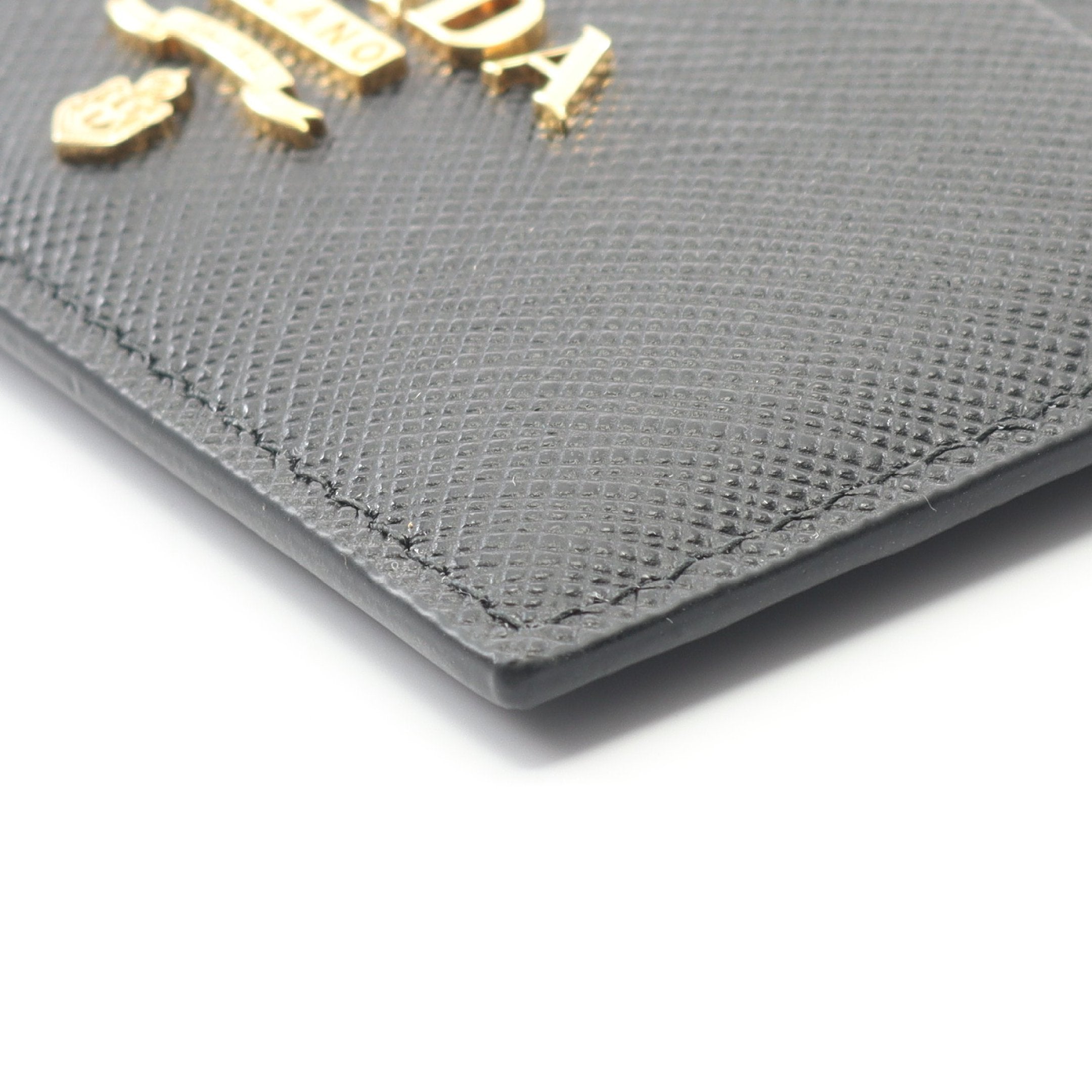 SAFFIANO METAL カードケース サフィアーノレザー ブラック プラダ – RECLO