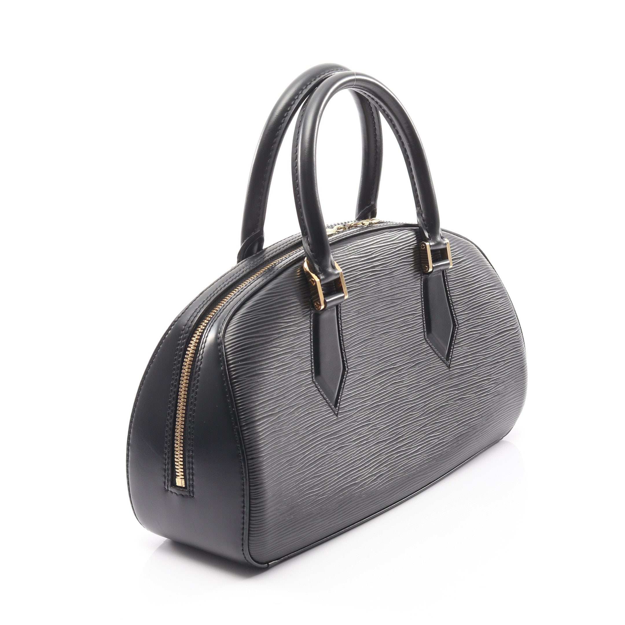 ジャスンミン エピ ノワール ハンドバッグ レザー ブラック ルイ