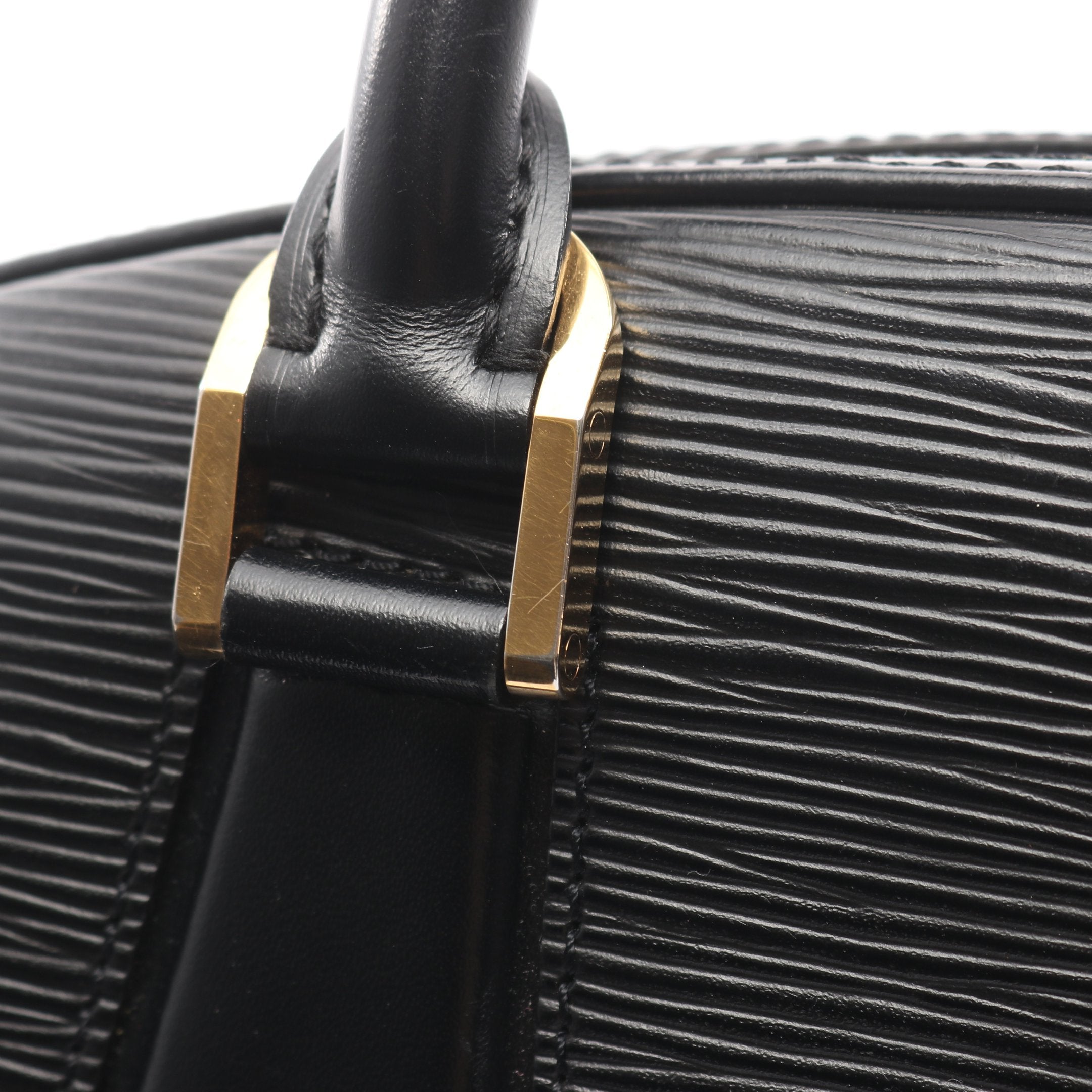 ジャスンミン エピ ノワール ハンドバッグ レザー ブラック ルイ