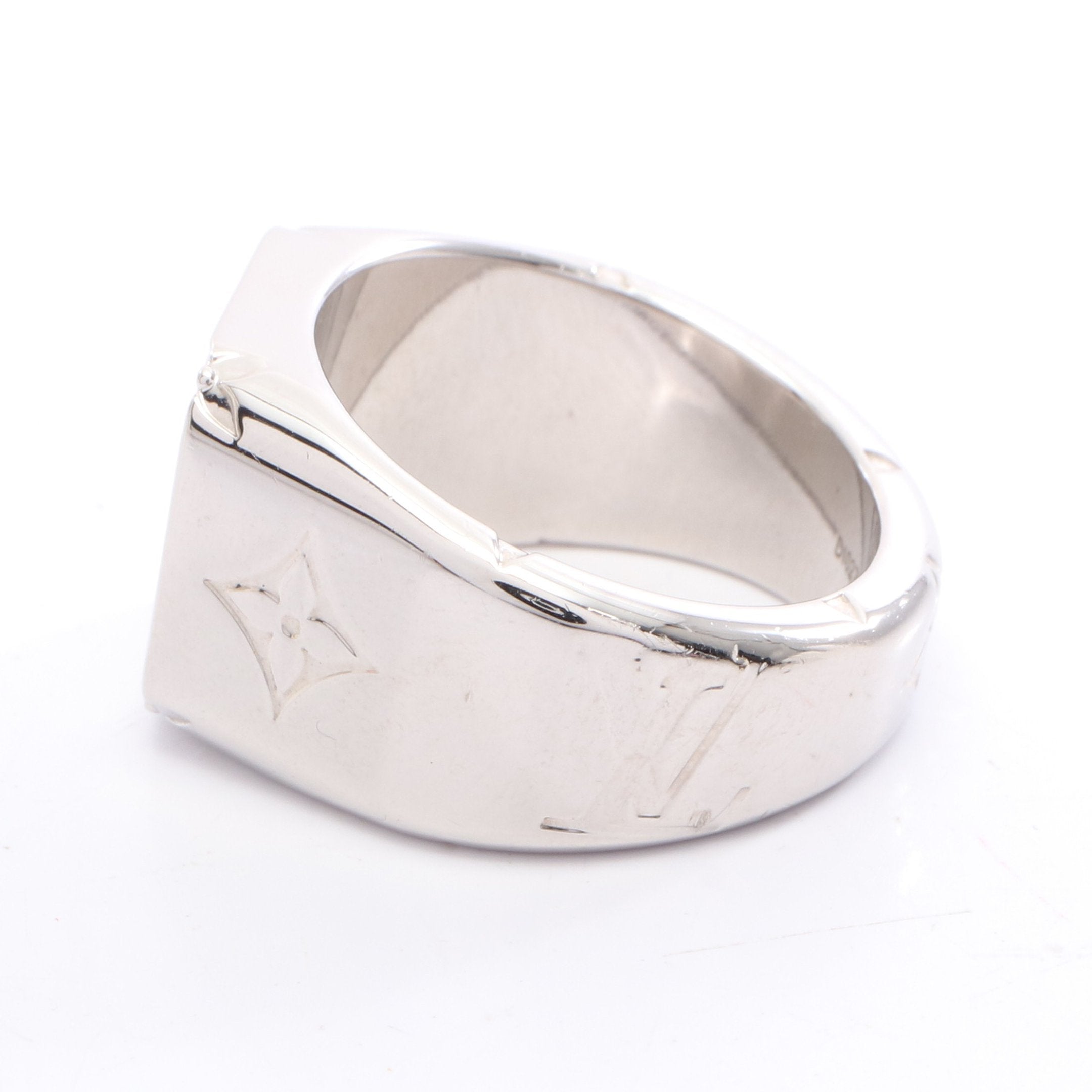 シグネットリング モノグラム リング 指輪 シルバー ルイヴィトン – RECLO