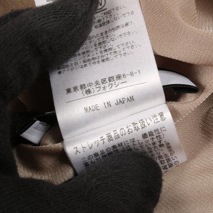 ワンピース ベージュ バックボタン フォクシーニューヨーク ワンピース FOXEY NEW YORK