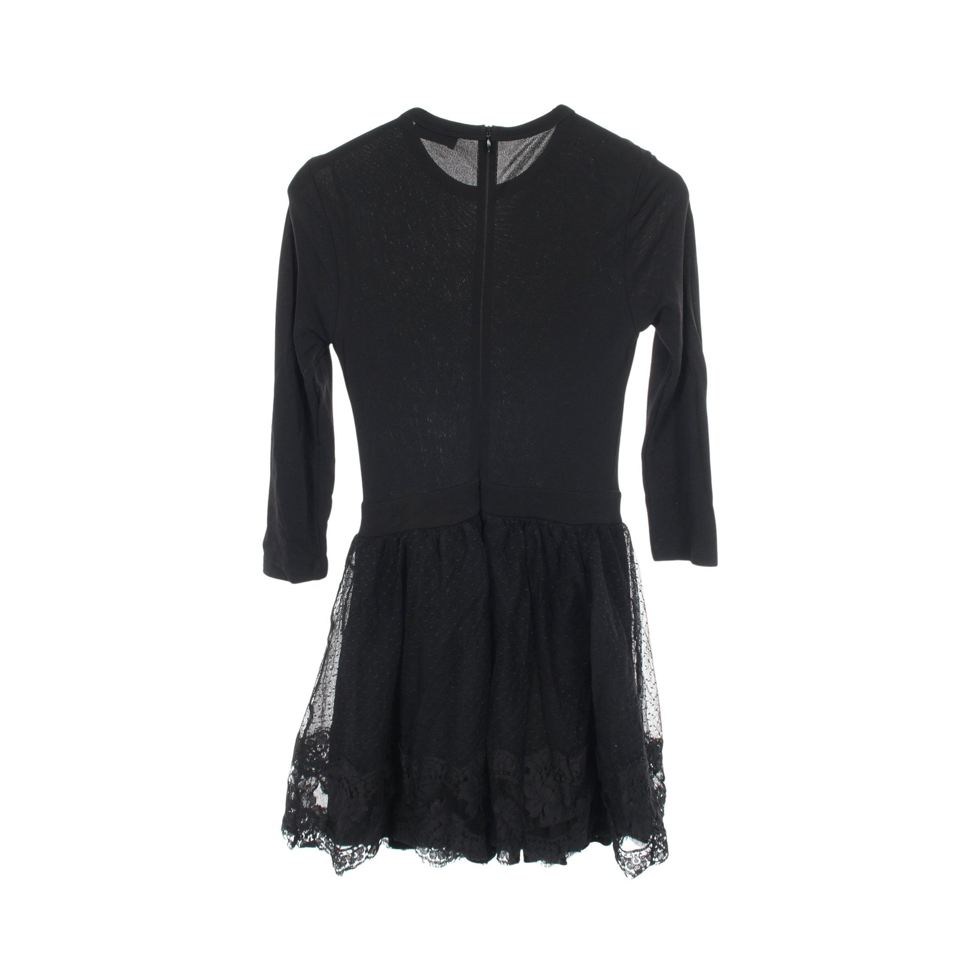 チュニック レーヨン ブラック レース切替 レッドヴァレンティノ トップス RED VALENTINO