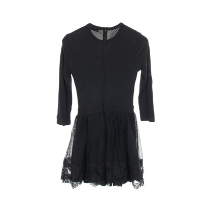 チュニック レーヨン ブラック レース切替 レッドヴァレンティノ トップス RED VALENTINO