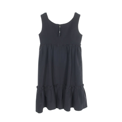 ワンピース ノースリーブ フリル ネイビー フォクシーニューヨーク ワンピース FOXEY NEW YORK