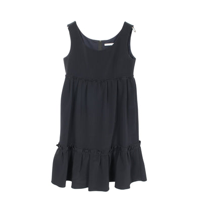 ワンピース ノースリーブ フリル ネイビー フォクシーニューヨーク ワンピース FOXEY NEW YORK