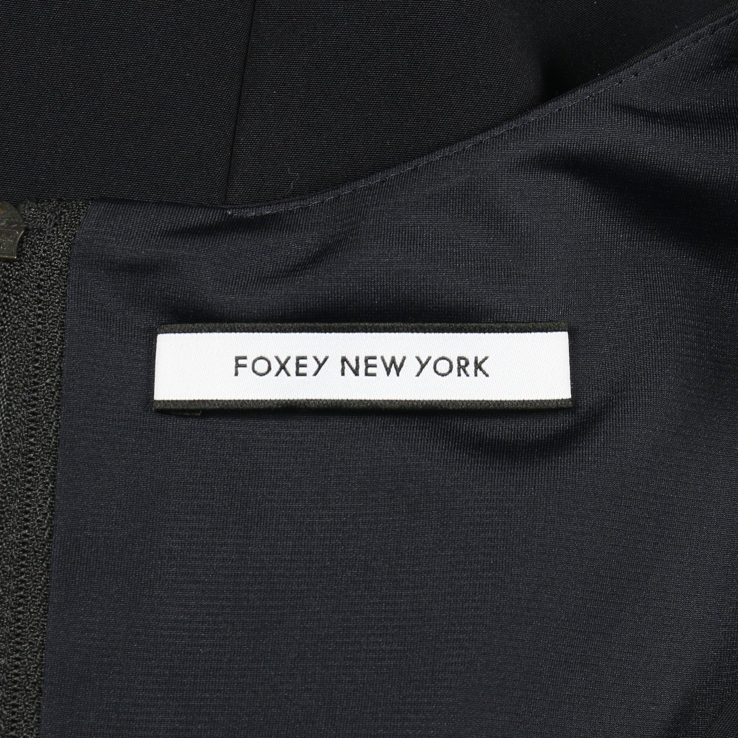 ワンピース ノースリーブ フリル ネイビー フォクシーニューヨーク ワンピース FOXEY NEW YORK