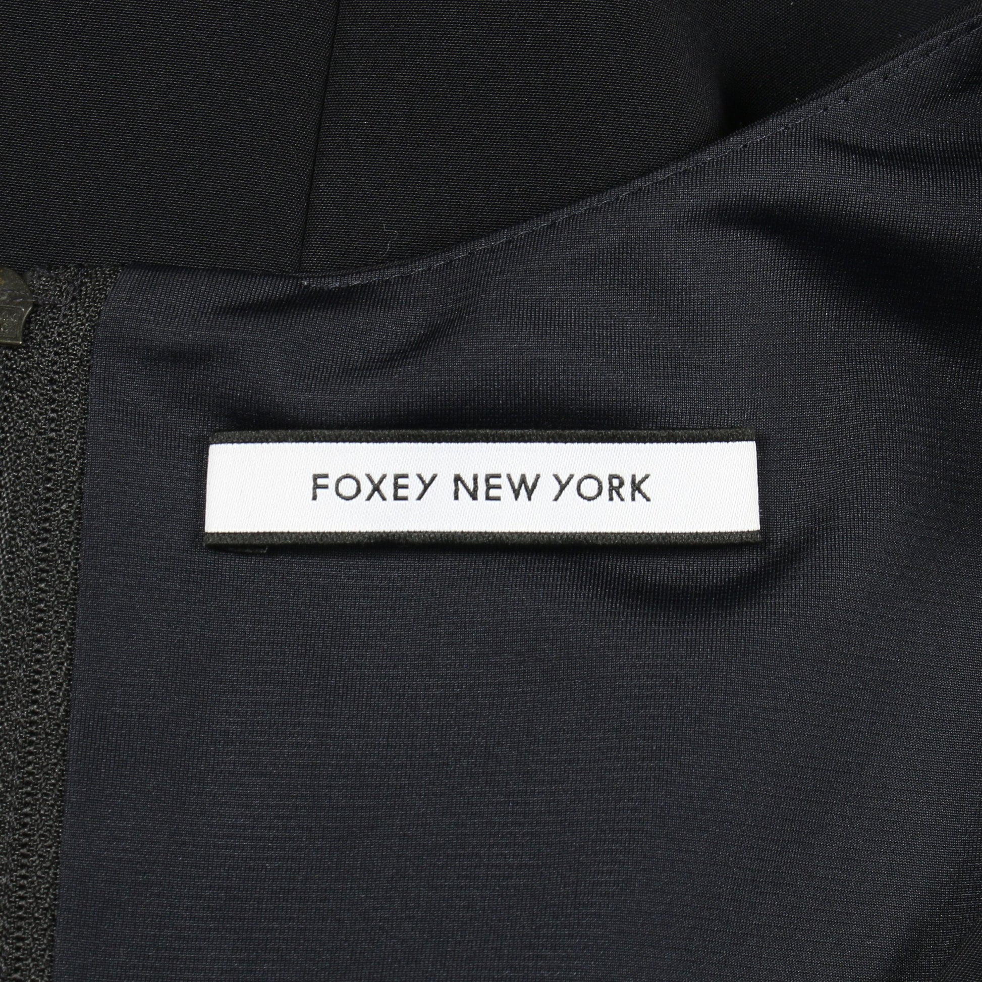 ワンピース ノースリーブ フリル ネイビー フォクシーニューヨーク ワンピース FOXEY NEW YORK