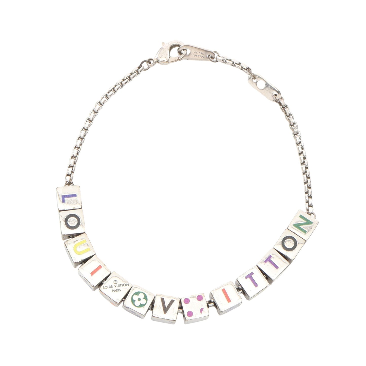 ブラスレ LVプレイイット ブレスレット シルバー マルチカラー ルイヴィトン アクセサリー LOUIS VUITTON