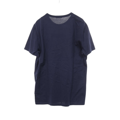 半袖Tシャツ ロゴワッペン コットン ネイビー モンクレール トップス MONCLER
