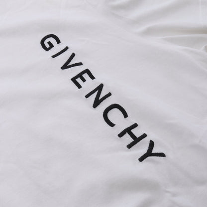 半袖Tシャツ ロゴ刺繍 コットン ホワイト ジバンシィ トップス GIVENCHY