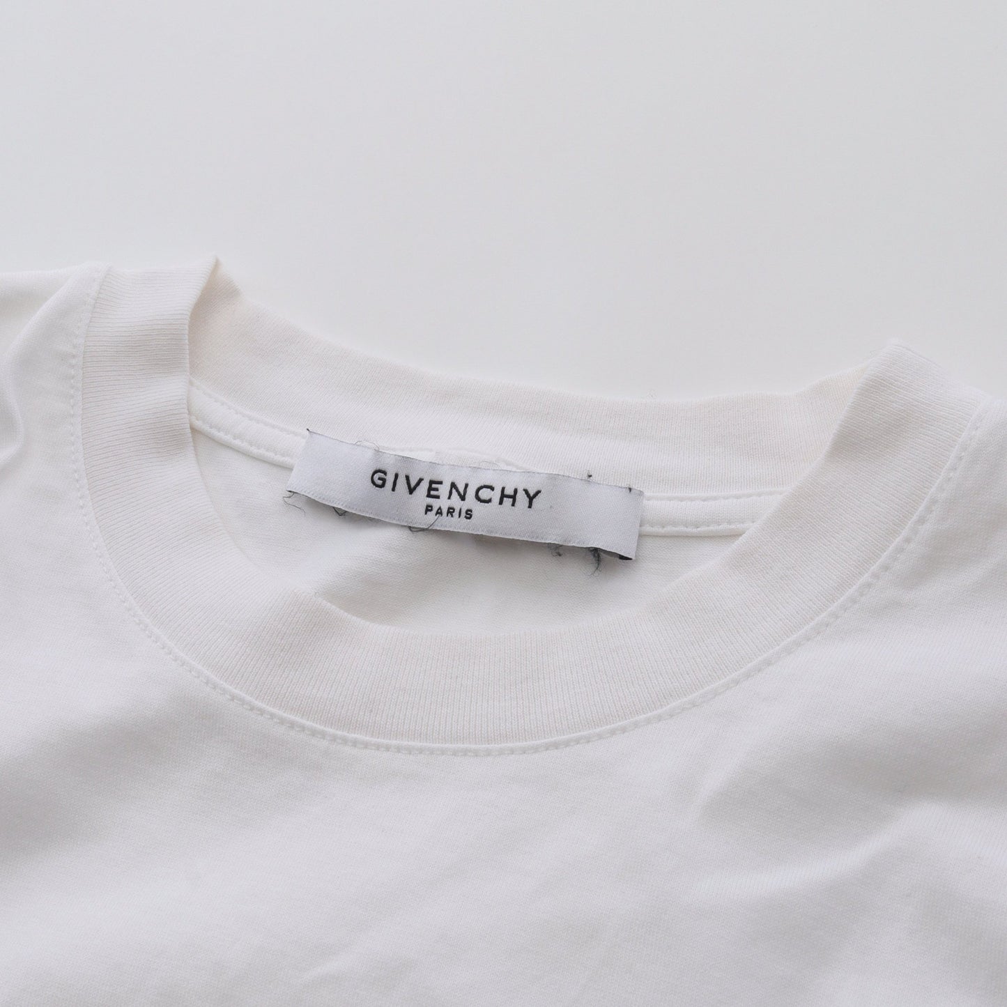 半袖Tシャツ ロゴ刺繍 コットン ホワイト ジバンシィ トップス GIVENCHY