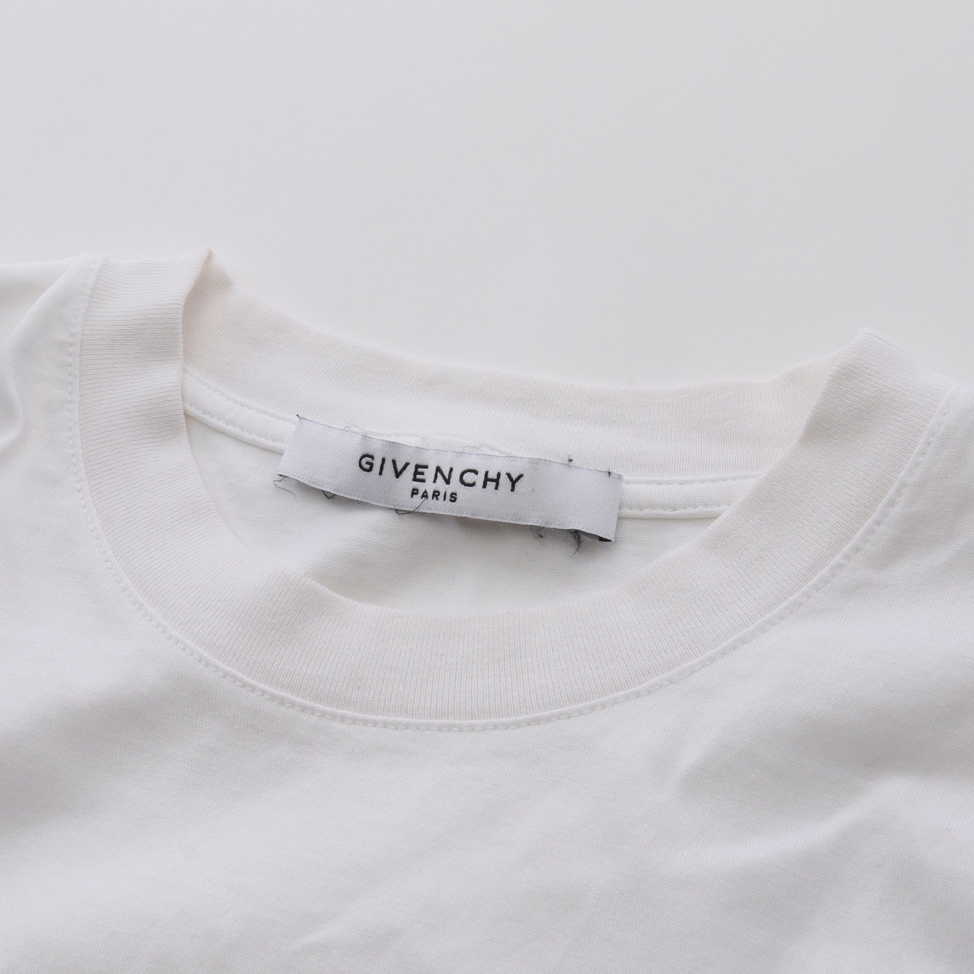 半袖Tシャツ ロゴ刺繍 コットン ホワイト ジバンシィ トップス GIVENCHY