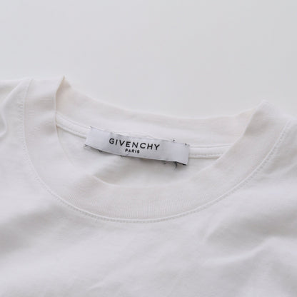 半袖Tシャツ ロゴ刺繍 コットン ホワイト ジバンシィ トップス GIVENCHY