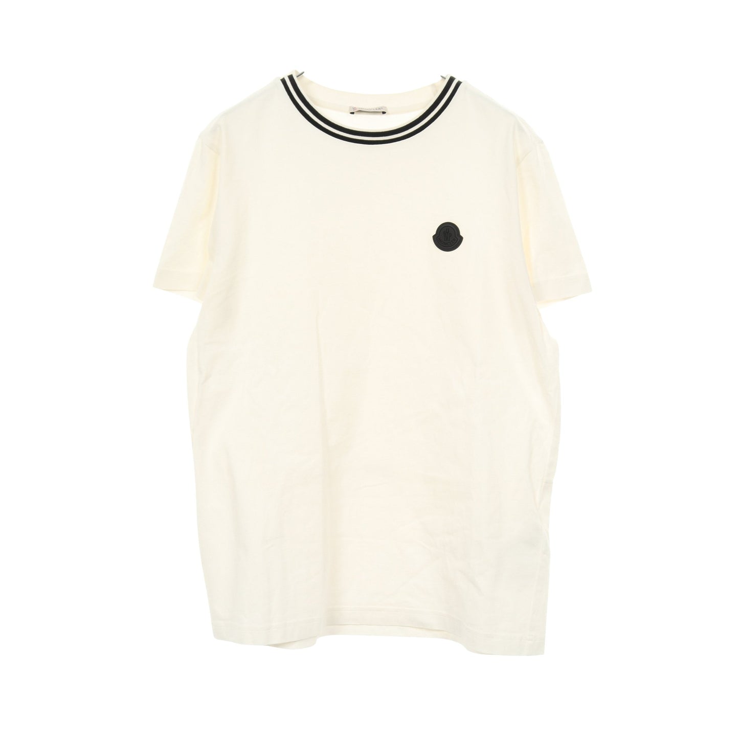 半袖Tシャツ コットン ホワイト ブラック モンクレール トップス MONCLER