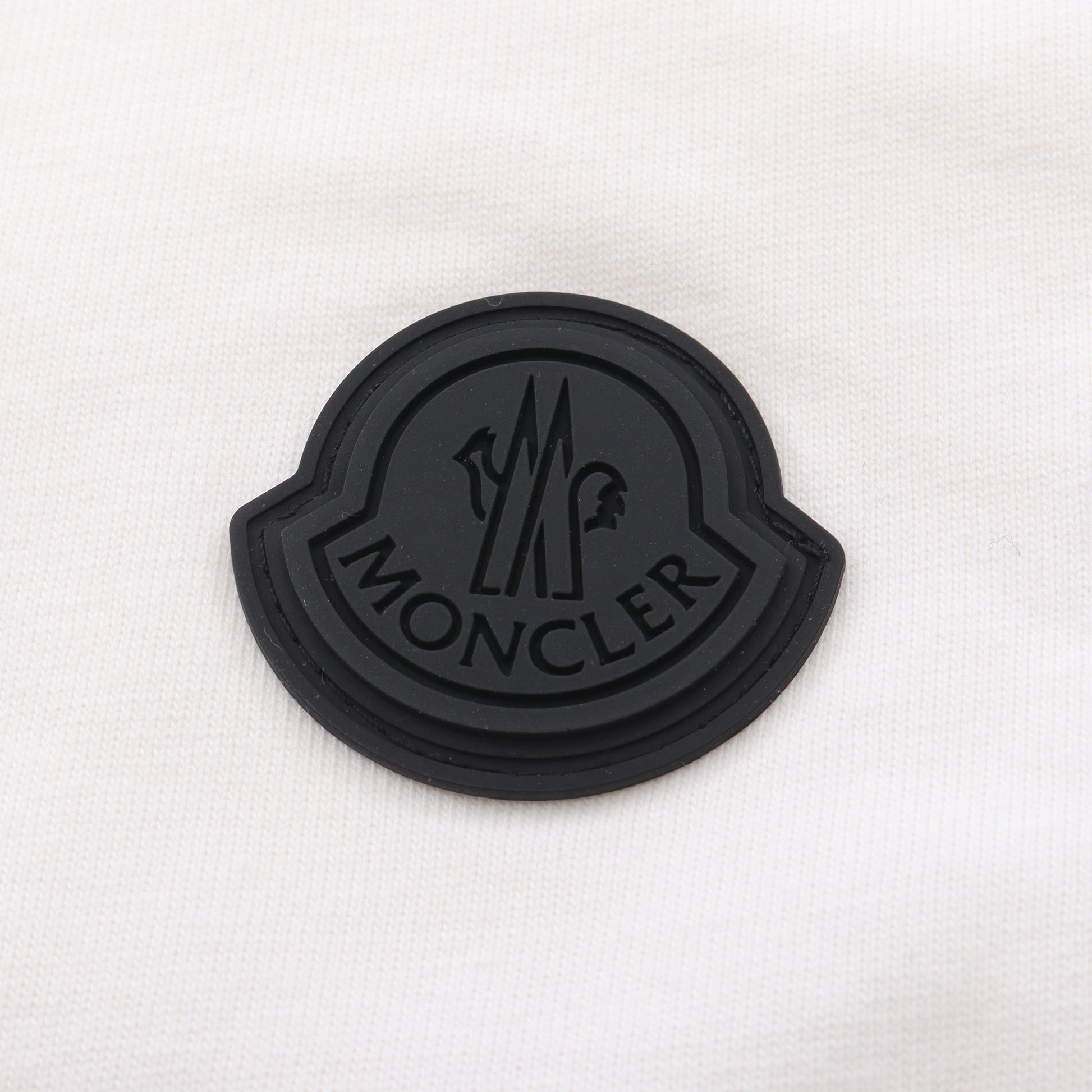 半袖Tシャツ コットン ホワイト ブラック モンクレール トップス MONCLER