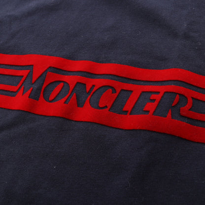 半袖Tシャツ コットン ネイビー モンクレール トップス MONCLER